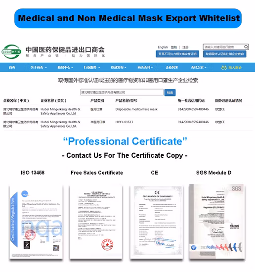 BFE 99% 低刺激性工場 FDA CE レベル 3 子供用保護マスク、3 層不織布使い捨て医療用サージカルマスク